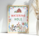 Suche nach wasserloch poster Zeichen