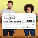 Suche nach wohltätigkeit poster Großer karo