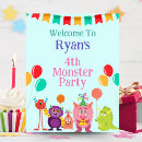 Suche nach monster party poster Geburtstag