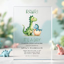 Suche nach dinosaure baby party einladungen Niedlich