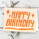 Suche nach orange geburtstag karten Retro