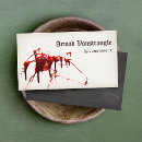 Suche nach horror visitenkarten Blut