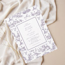 Suche nach lilac wedding einladungen Lavendelhochzeit