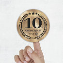 Suche nach 10 jahrestag aufkleber Gold