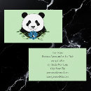 Suche nach niedlicher panda visitenkarten Blume