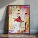 Suche nach mädchen und katze poster Dame