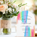 Suche nach regenbogenhochzeit einladungen Modern