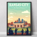 Suche nach vintage kansas poster Reiseplakat