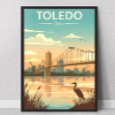 Suche nach toledo poster Reiseplakat