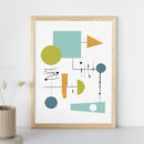 Suche nach geometrische form kunst poster Abstrakt