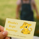 Suche nach safari visitenkarten Babysitter