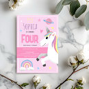 Suche nach rosa einhorn einladungen Girl