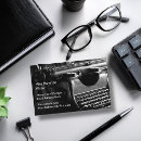 Suche nach alte schreibmaschine visitenkarten Retro