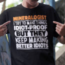 Suche nach mineralogie tshirts Wissenschaft