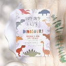 Suche nach dinosaurier party einladungen Boy