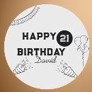Suche nach glücklicher 50 geburtstag aufkleber Elegant