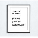 Suche nach brother poster Schwarz weiß