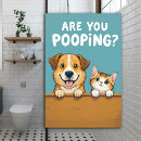Suche nach kacken poster Badezimmer