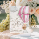 Suche nach rosa heißluftballon poster Babydusche