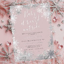 Suche nach schnee einladungen Rosa