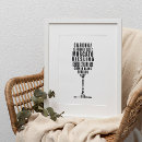 Suche nach weinglas poster Typografie