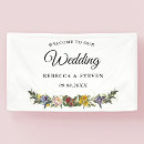Suche nach vintage hochzeit banner Aquarellblüte