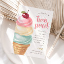 Suche nach ice cream einladungen Zwei süße