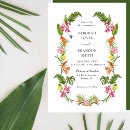 Suche nach tropische blumen einladungen Aquarell