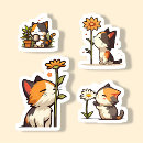 Suche nach cute cat illustration aufkleber Cartoon