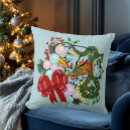 Suche nach weihnachtskranz kissen Grün