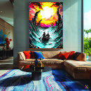 Suche nach surrealistische poster Traumhafte landschaft