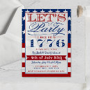 Suche nach 1776 einladungen Amerikanisches party