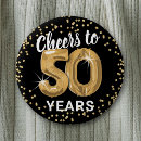 Suche nach 50 geburtstag buttons Schwarz und gold