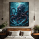 Suche nach seeungeheuer poster Oktopus
