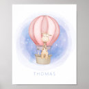 Suche nach heißluftballon kinderzimmer poster Niedlich