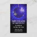 Suche nach disco party visitenkarten Tänzer