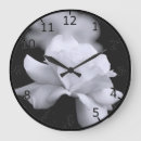 Suche nach weißer hintergrund wanduhren Blume