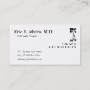 Suche nach orthopädischer chirurg visitenkarten Doktor