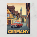 Suche nach rotes auto postkarten Vintage