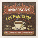 Suche nach kaffeebohnen untersetzer Café