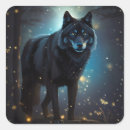 Suche nach schwarzer wolf aufkleber Tierwelt
