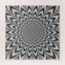 Suche nach optische illusionen puzzle Schwarz