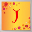 Suche nach letter j poster Blume