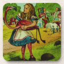 Suche nach vintage alice im wunderland untersetzer Lewis rolle