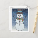 Suche nach schneemann postkarten Weihnachten