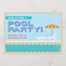 Suche nach retro pool party einladungen Schwimmen