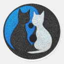 Suche nach zwei katzen aufkleber Niedlich