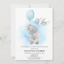 Suche nach blauer elefant einladungen Aquarell