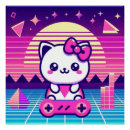 Suche nach kawaii katze poster Retro