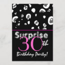 Suche nach surprise 30th birthday einladungen Modern